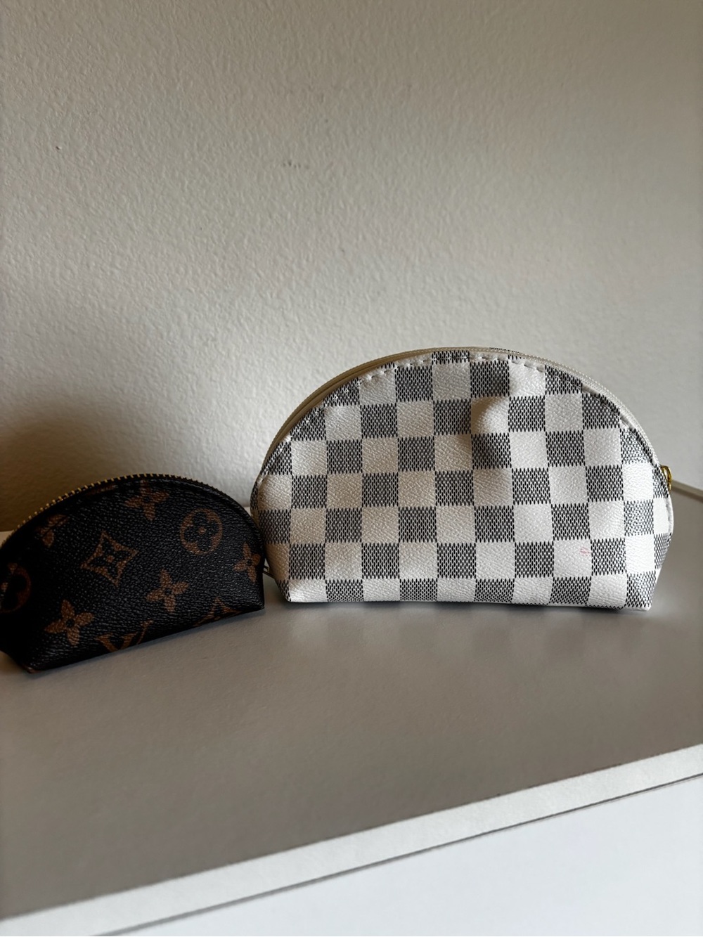 Cosmetic pouches (set of 2)